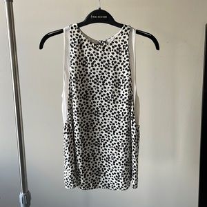 A.L.C Silk Double Layer Racer Blouse